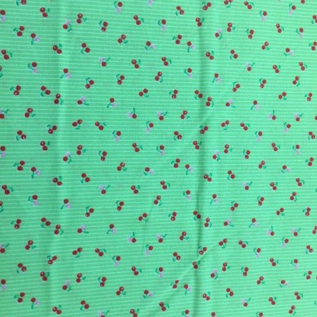 Lecien - Small Cherry's on Green (6)