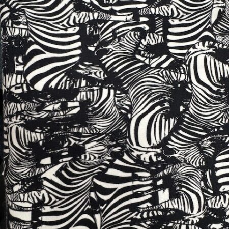 Stof - Avalana Jersey - Zebra Print - 17-328