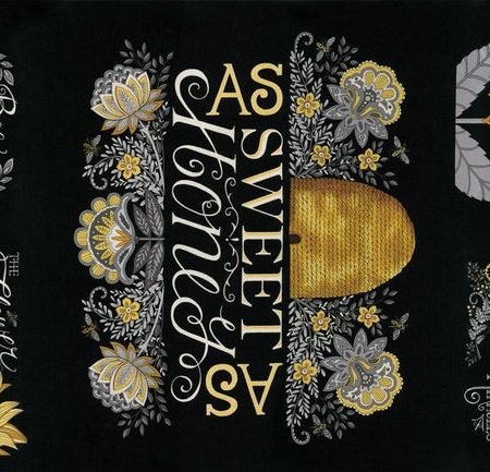 Moda- Bee Grateful - Ebony Panel