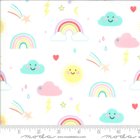 Moda - Hello Sunshine - Rainbows White