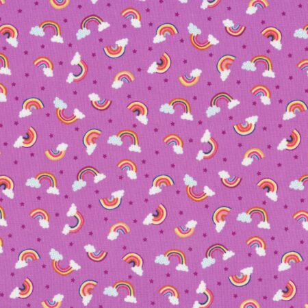 Makower - Daydream - Rainbows on Purple (5)