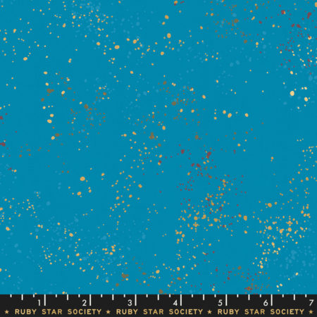 Moda - Ruby Star - Speckled - 50M - Bright Blue