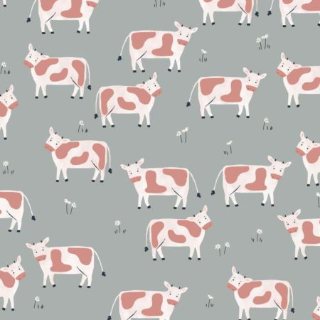 Dashwood - Farm - Cows on Grey