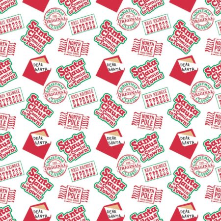 Camelot Fabrics - Santa Claus is Coming to Town - Post Service