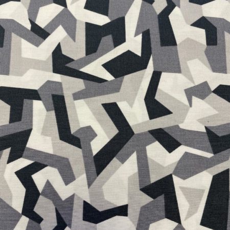 Camouflage Fabric - Black/Grey
