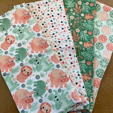 Safari Animals - 4 Fat Quarter Bundle