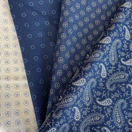 Moda - Newport - 4 Fat Quarter Bundle - Navy