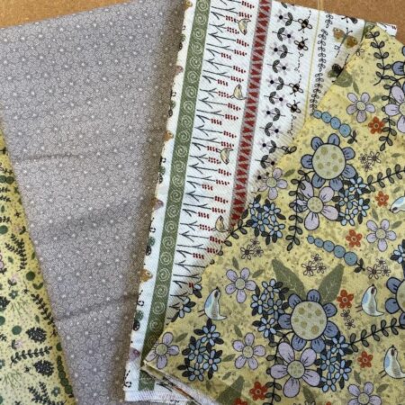 Lynette Anderson - Botanicals - 4 Fat Quarter Bundle - Yellow