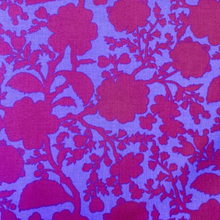 Tula Pink- Wildflower - Purple and Red - 100% cotton - Sold by the half metre