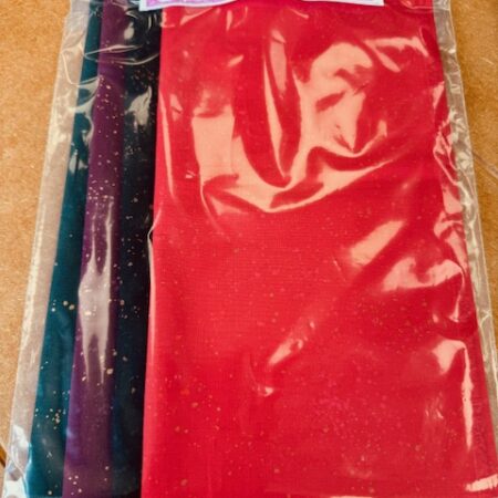 Moda Ruby Star Speckle Fabrics  4 Fat Eighth Bundle Darks