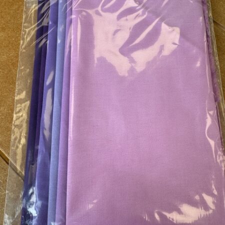 Moda Bella Solid 6 Fat Eighth Bundle Purples