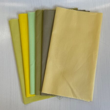 Moda Bella solids Yellows 6 Fat Eighths