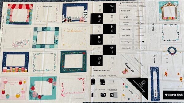 Christmas Holiday Quilt Labels