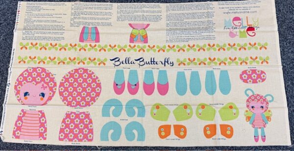 Flutterberry Doll Panel