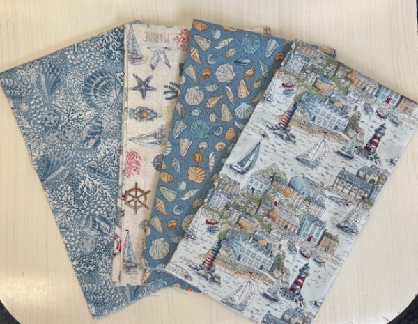 Makower Fabrics - High Tide - 4 Fat Quarter Bundle