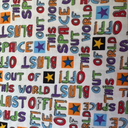 Stof Fabrics - Space Words