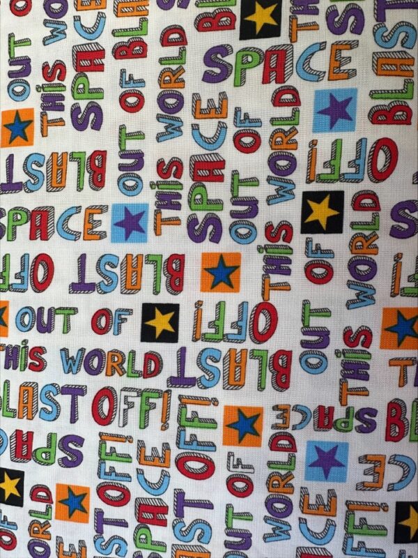 Stof Fabrics - Space Words