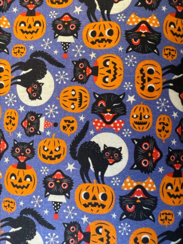 Pumpkin and Cats - Digital Print