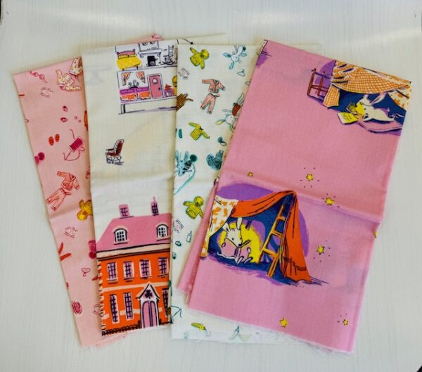 Lucky Rabbit 4 Fat Quarters