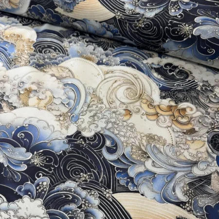 Clint Eagar - Nami Blue - 108' Backing Fabric
