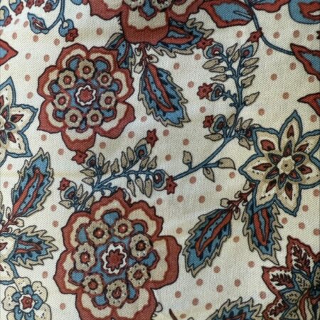 Peter Horton - Floral On Beige - Viscose