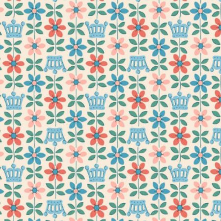 Liberty Fabrics - Palace Gardens - Royal Posies (7488C)