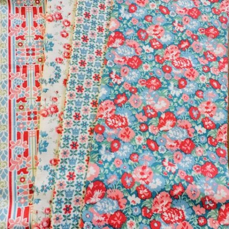 LIBERTY - Palace Garden - 4 Fat Eighth Bundle ( 1 )