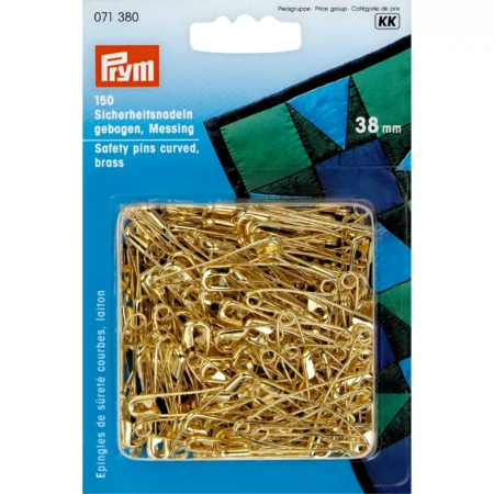 Prym Safety Pins Curved 38mm