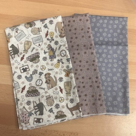 Lynette Anderson -  Good Boy Kitty - 3 x fat quarters (2 )