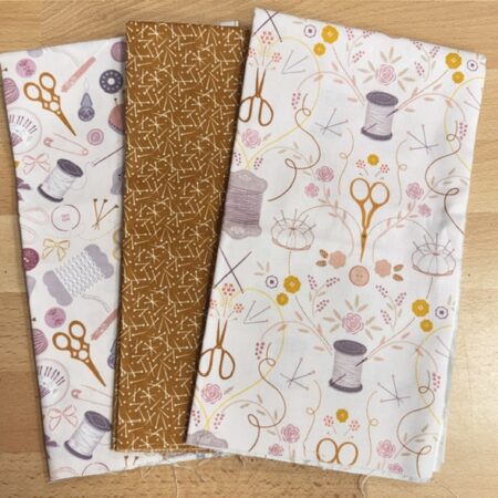 Lewis & Irene - Sewing Themed - 3 fat Quarters