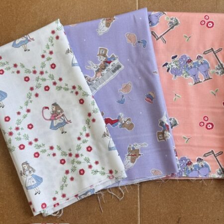 Alice In Wonderland- 3 Fat Quarters