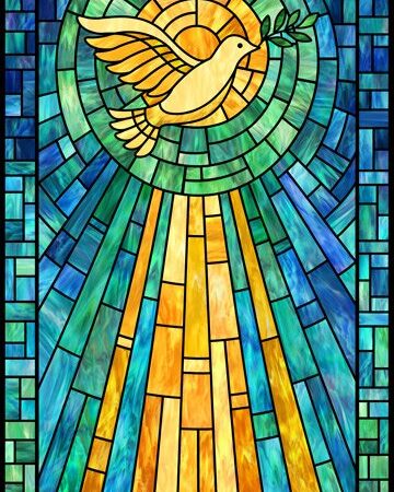 Spirit Of Love Panel by Deborah Edwards